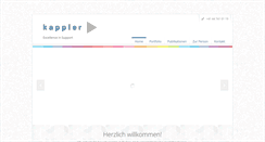 Desktop Screenshot of kappler-management.ch